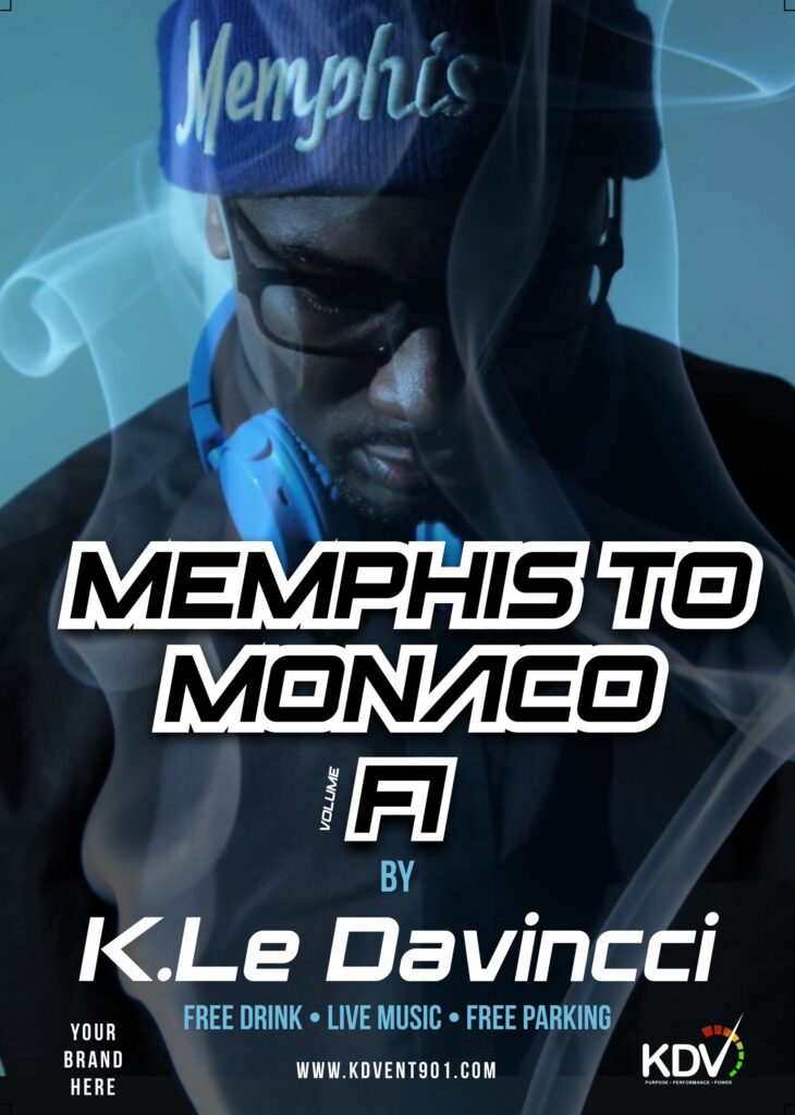Sponsor logo featured on official KDV ENT 901 live event poster